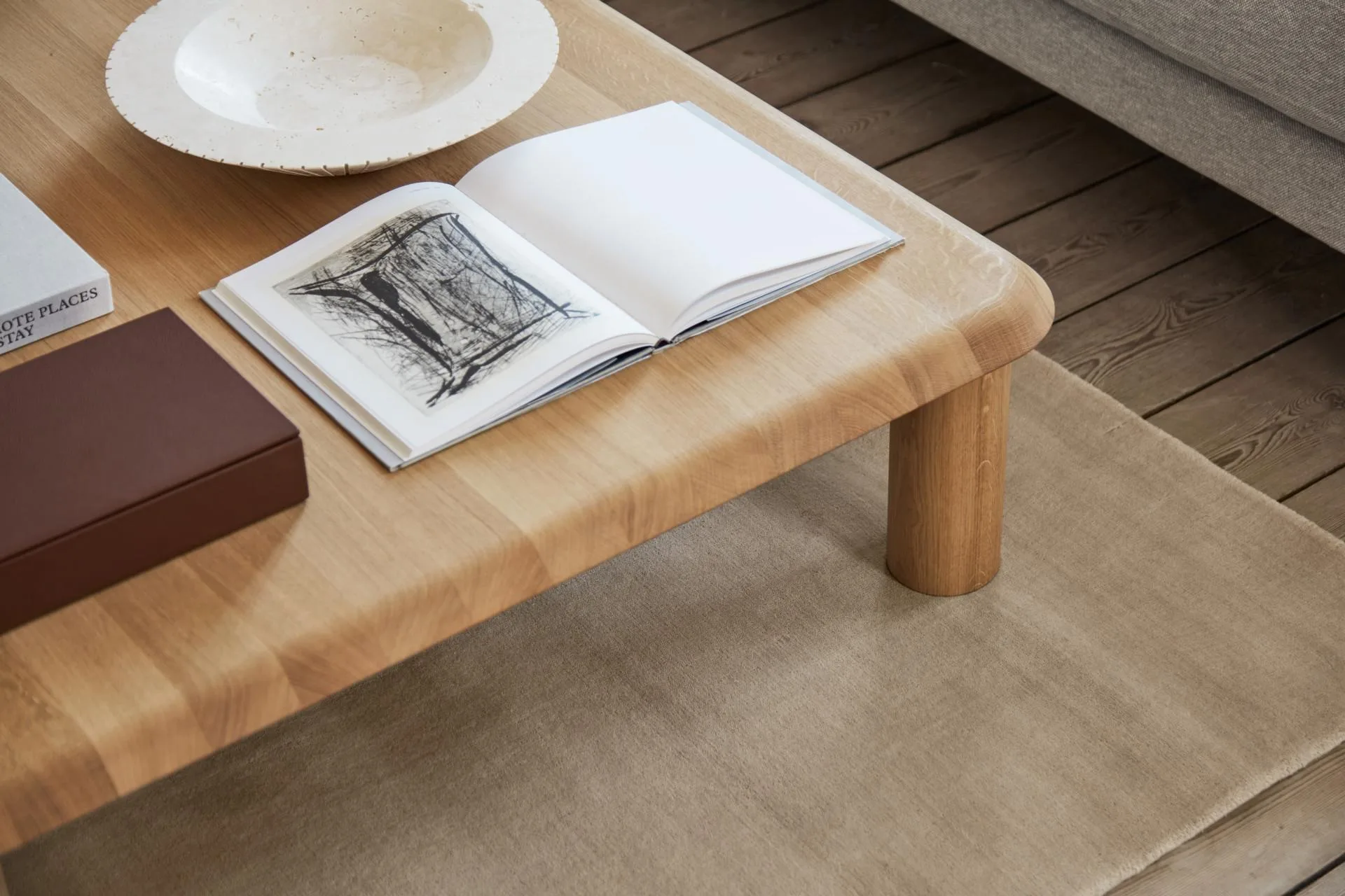 Fredericia ISLETS -coffee table, 110x110 cm, light oiled oak - Image 5