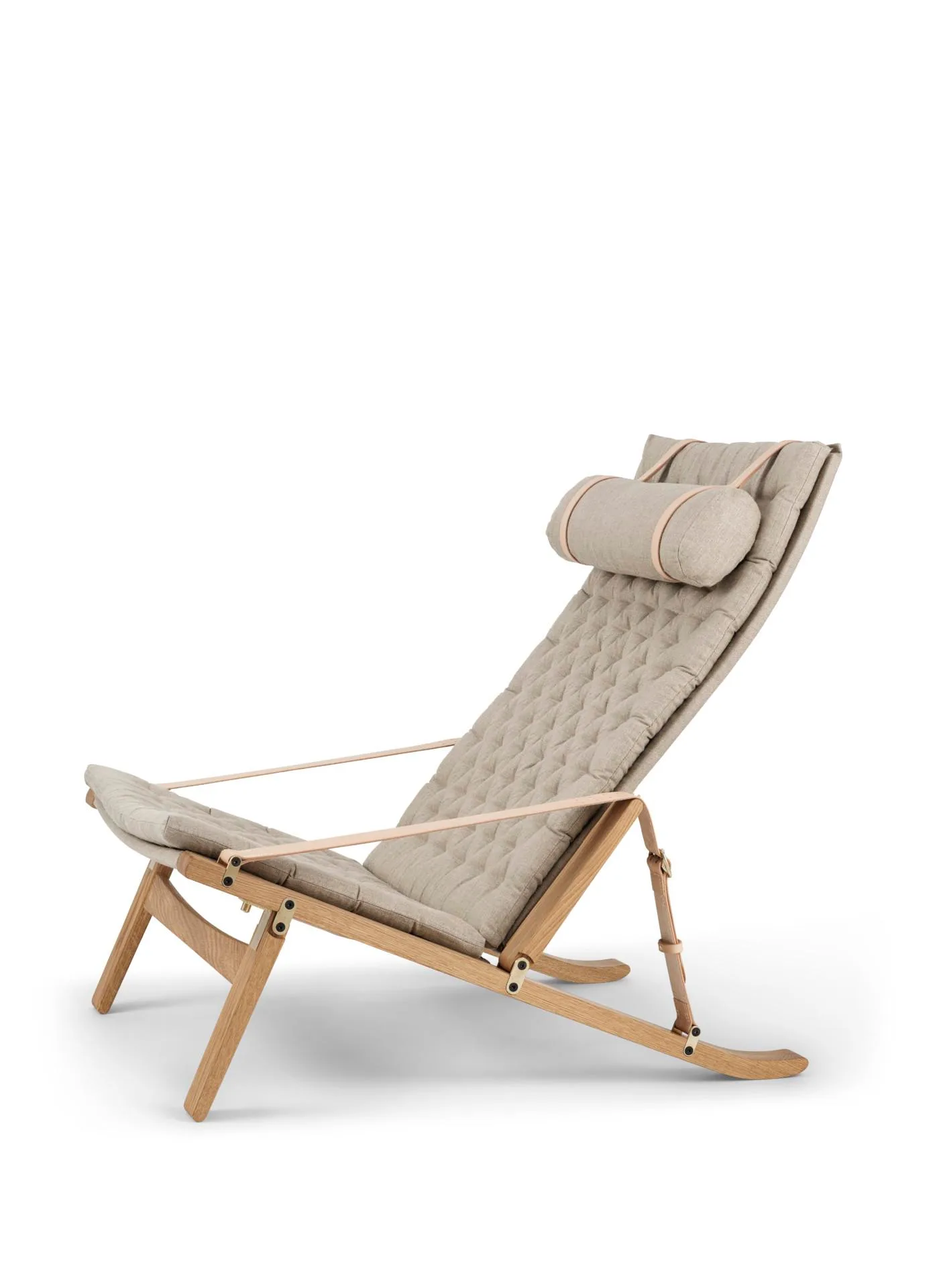 Carl Hansen FK10 PLICO -chair, oiled oak / natural canvas - Image 2