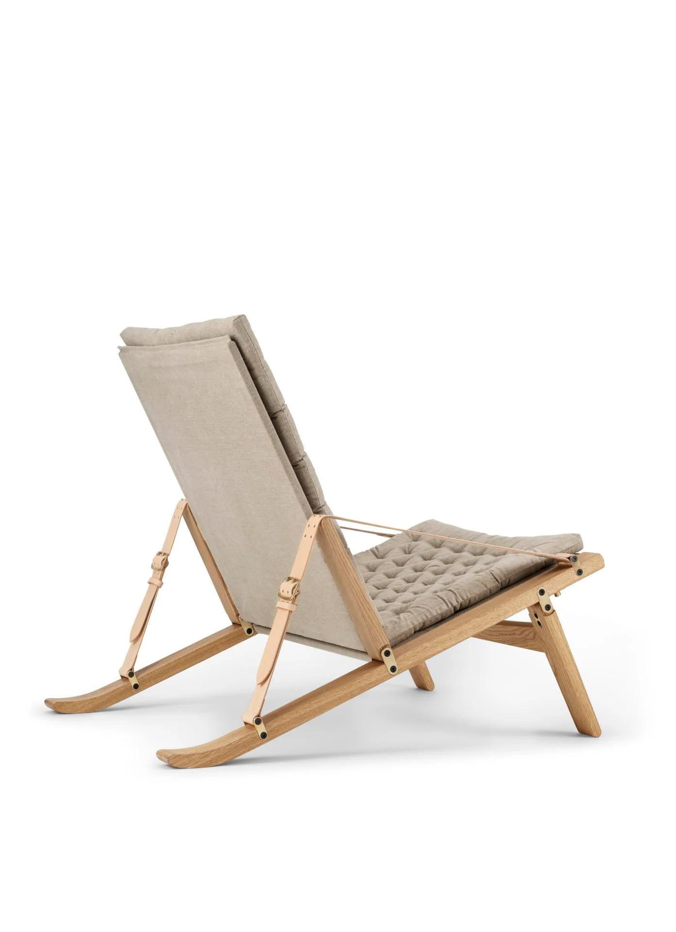 Carl Hansen FK11 PLICO -chair, oiled oak / natural canvas - Image 2