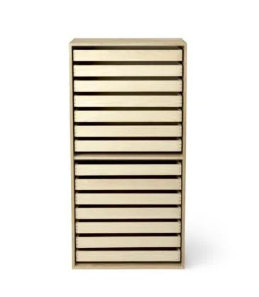 Carl Hansen FK631120 cabinet, oiled oak / white oiled oak