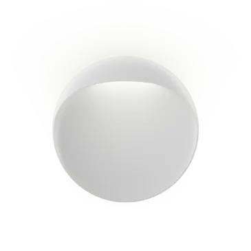 Louis Poulsen FLINDT -seinävalaisin, Ø30cm, valkoinen, IP65