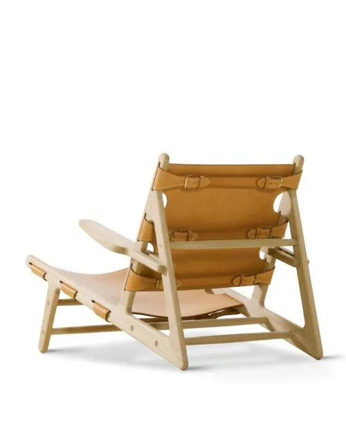 Fredericia THE HUNTING CHAIR -nojatuoli, luonnonnahka/saippuoitu tammi - Image 3