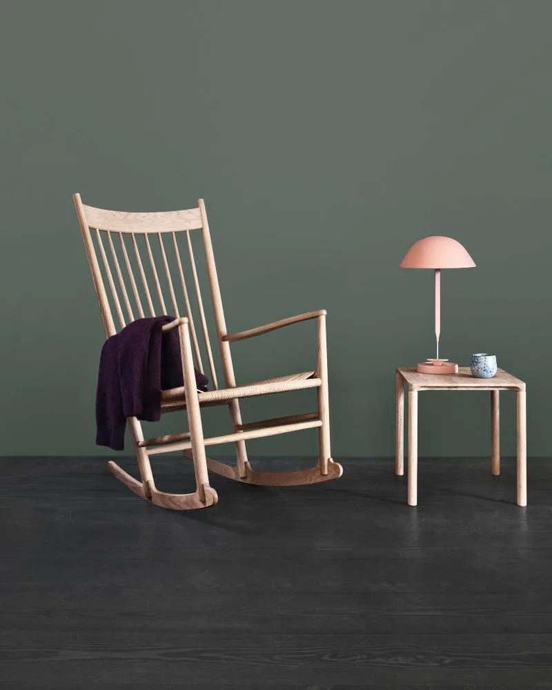 Fredericia J16 rocking chair, black/natural paper cord - Image 4