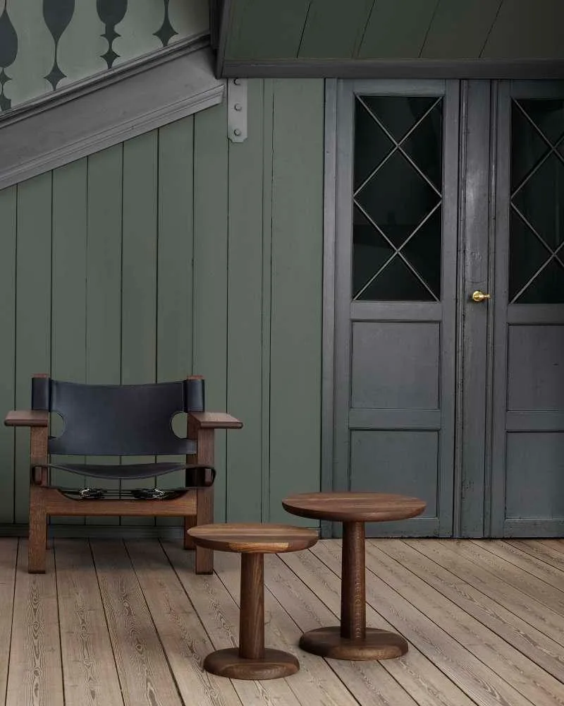 Fredericia PON coffee table, Ø40 cm, smoked oak - Image 2