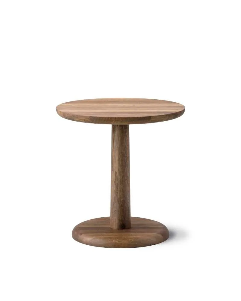 Fredericia PON coffee table, Ø45 cm, smoked oak