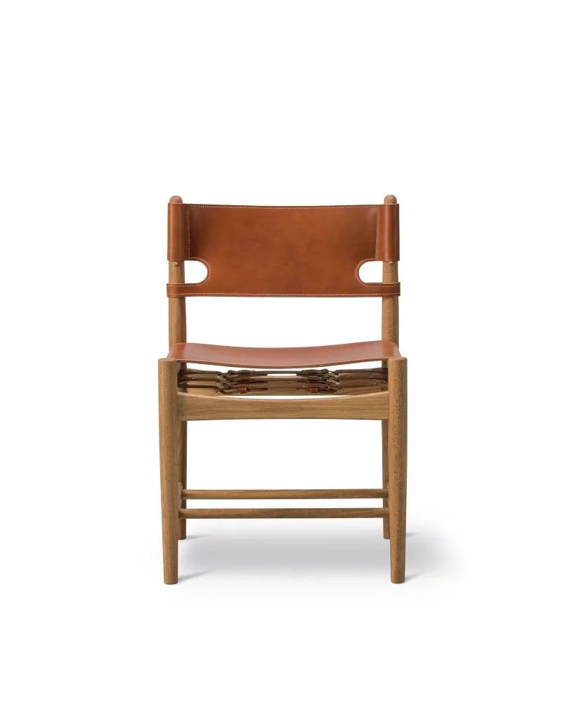 Fredericia THE SPANISH DINING CHAIR, oiled oak/cognac leather - Image 2