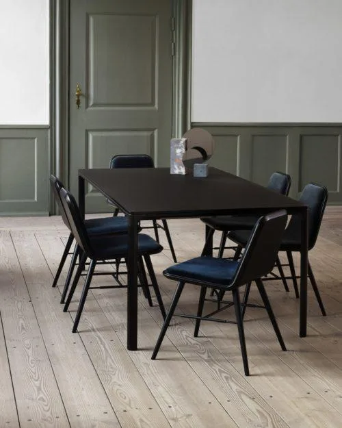 Fredericia SPINE chair, black leather/smoked oak - Image 3