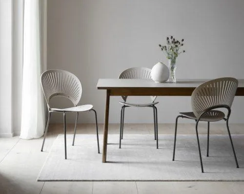 Fredericia TRINIDAD chair, beech/grey - Image 3
