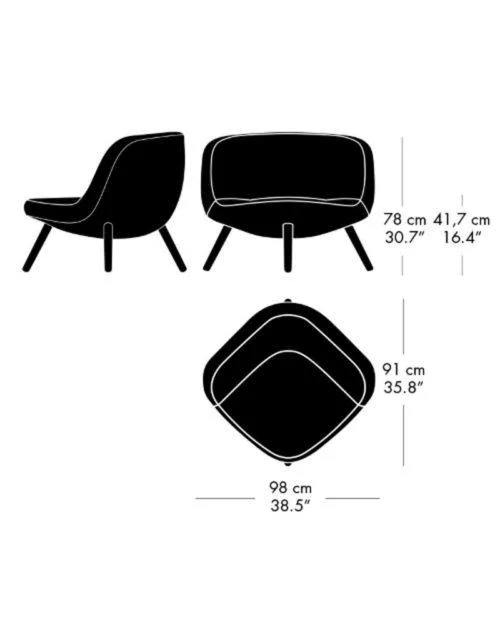 Fritz Hansen VIA 57 lounge chair - Image 7