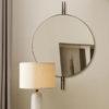 GUBI IOI mirror, Ø80 cm, black/brass - Image 2
