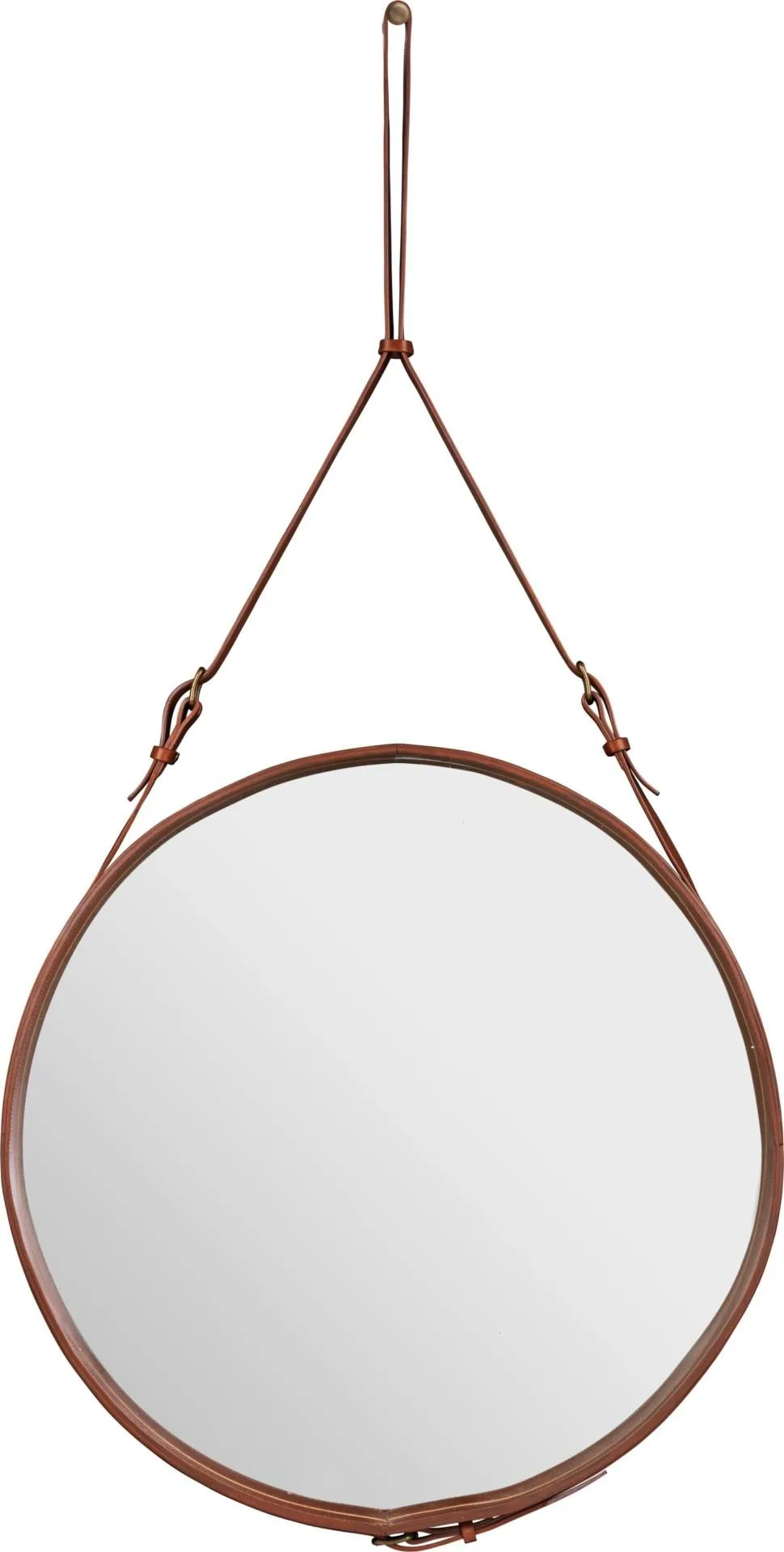 GUBI ADNET CIRCULAR mirror Ø70 cm, brown