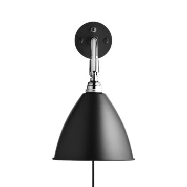 GUBI BESTLITE BL7 wall lamp, black/chrome