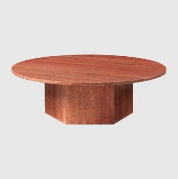 GUBI EPIC coffee table Ø110 cm, red