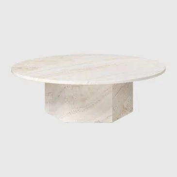 GUBI EPIC coffee table Ø110 cm, white