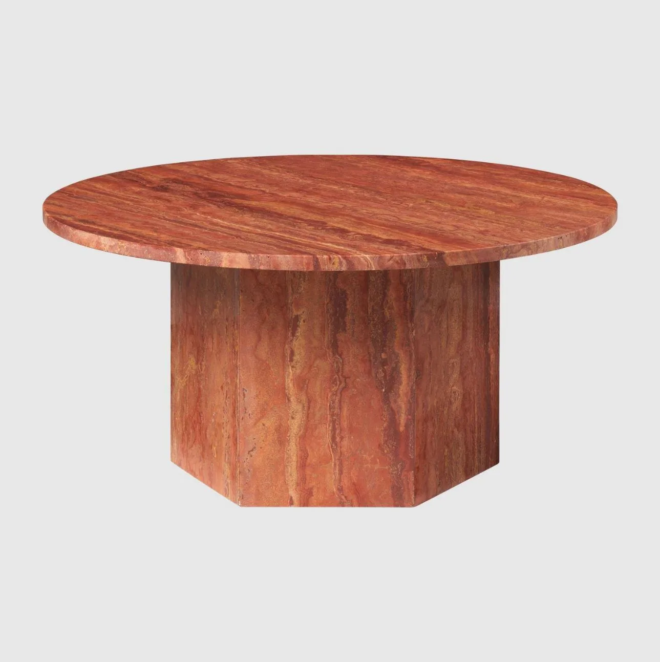 GUBI EPIC coffee table Ø80 cm, red