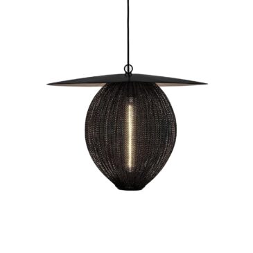 GUBI SATELLITE pendant large, black