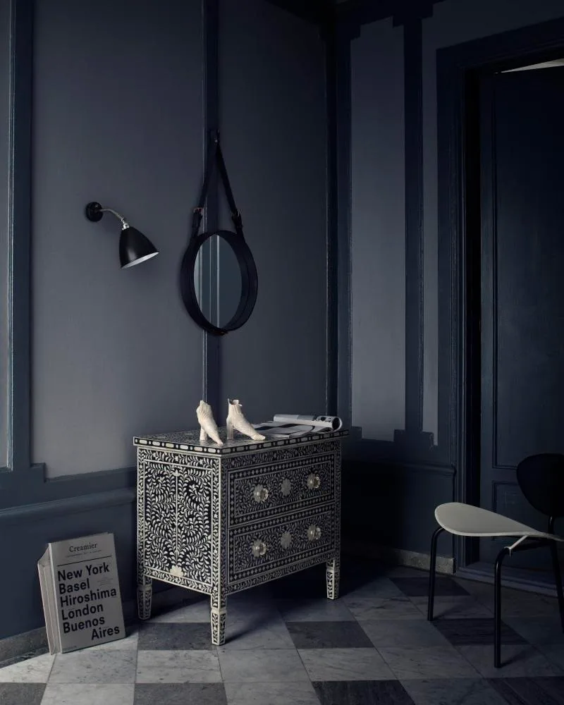 GUBI ADNET CIRCULAR mirror Ø58 cm, black - Image 2