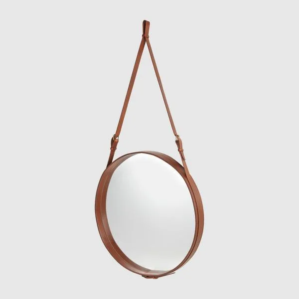 GUBI ADNET CIRCULAR mirror Ø70 cm, brown - Image 2
