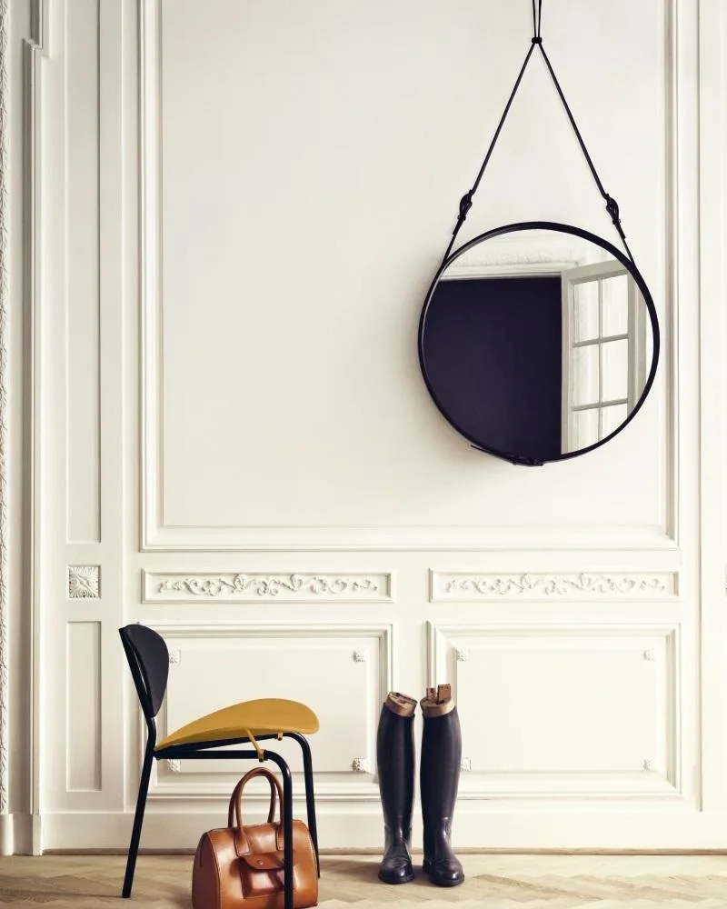 GUBI ADNET CIRCULAR mirror Ø 70 cm, black - Image 3