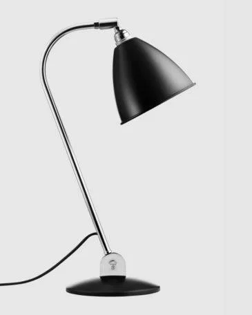GUBI BESTLITE BL2 table lamp, black / chrome