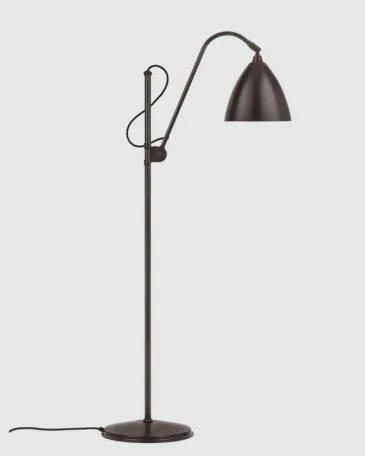 GUBI BESTLITE BL3 M floor lamp, black brass