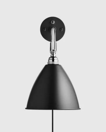 GUBI BESTLITE BL7 wall lamp, black/chrome
