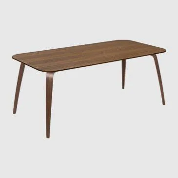 GUBI dining table, 180 x 90 cm, walnut