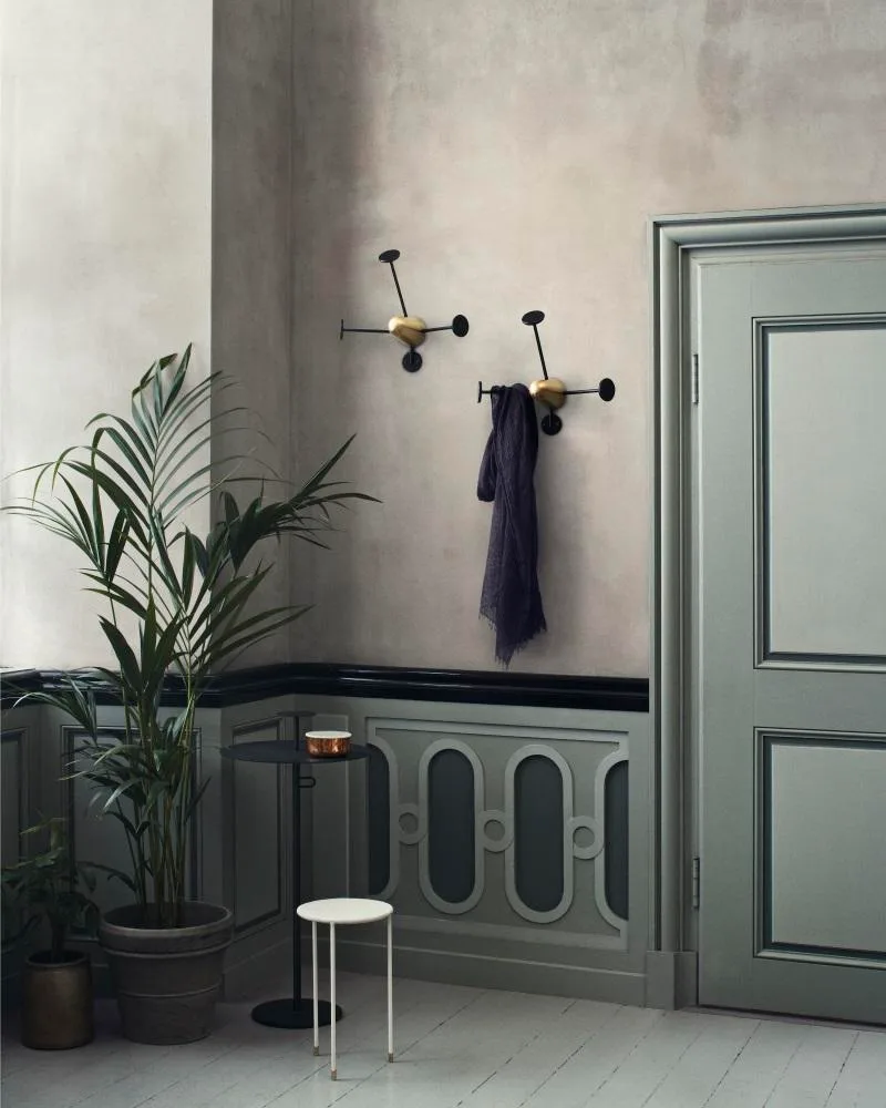 GUBI MATEGOT coat rack, black / brass - Image 2