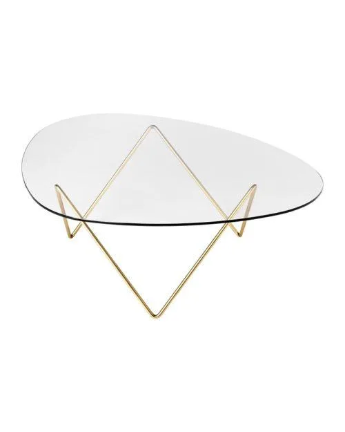 GUBI PEDRERA coffee table, brass