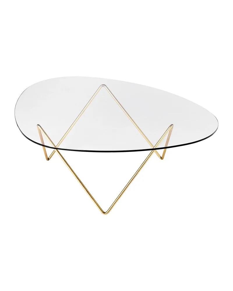 GUBI PEDRERA coffee table, brass