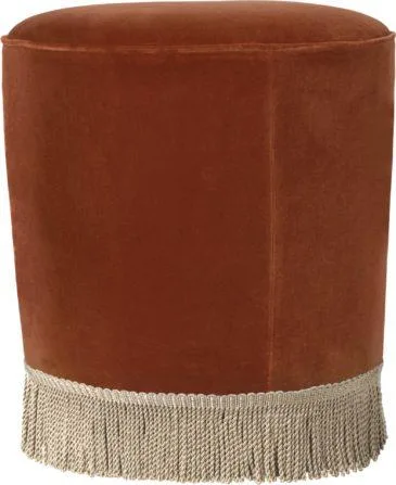 GUBI POUFFE-rahi, Ø38cm, ruosteenpunainen