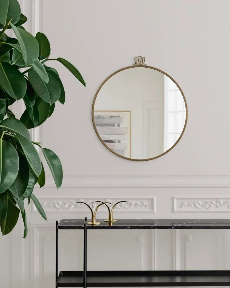 GUBI RANDACCIO mirror, Ø70 cm, brass - Image 2
