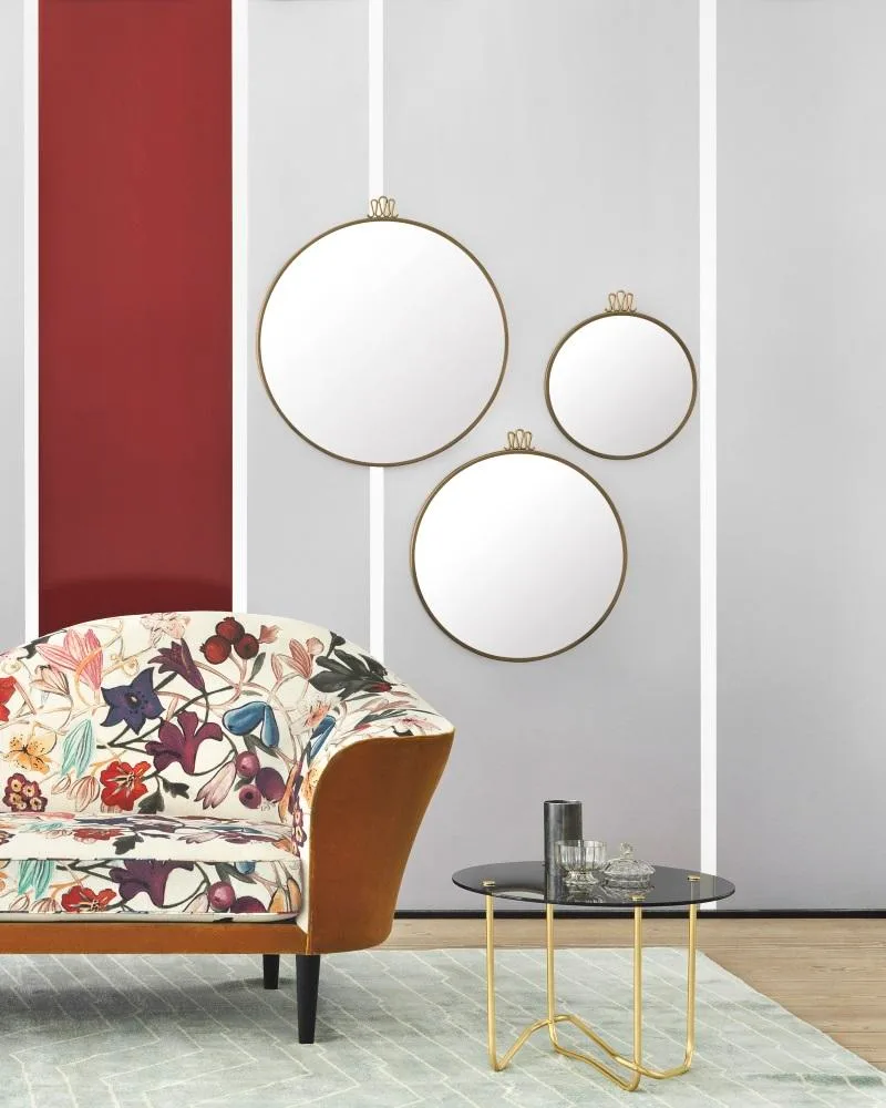 GUBI RANDACCIO mirror, Ø70 cm, brass - Image 3