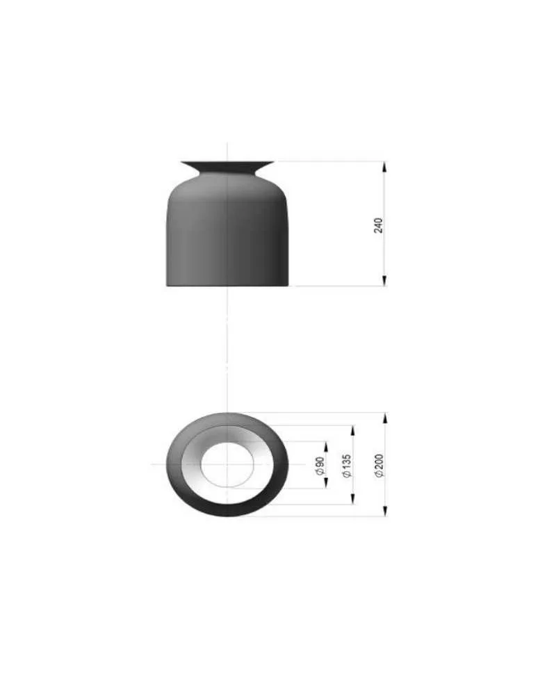 GUBI RONDE Ø20 cm pendant, black - Image 3
