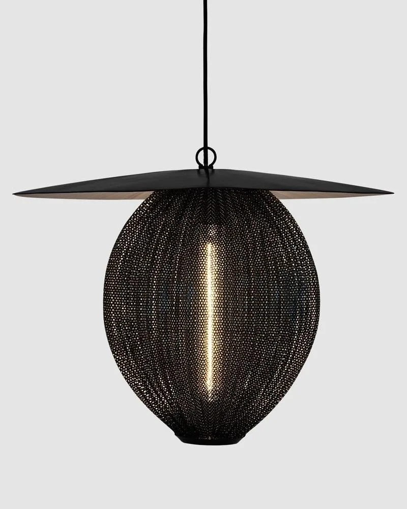 GUBI SATELLITE pendant large, black