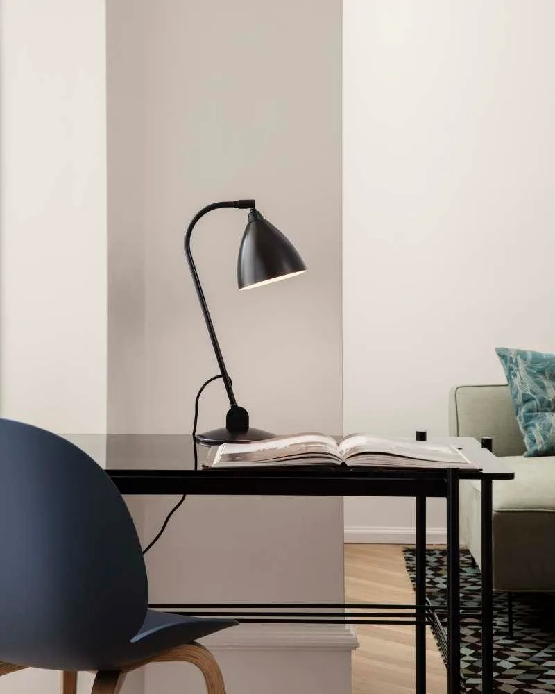 GUBI TS DESK, black marble / black base - Image 4
