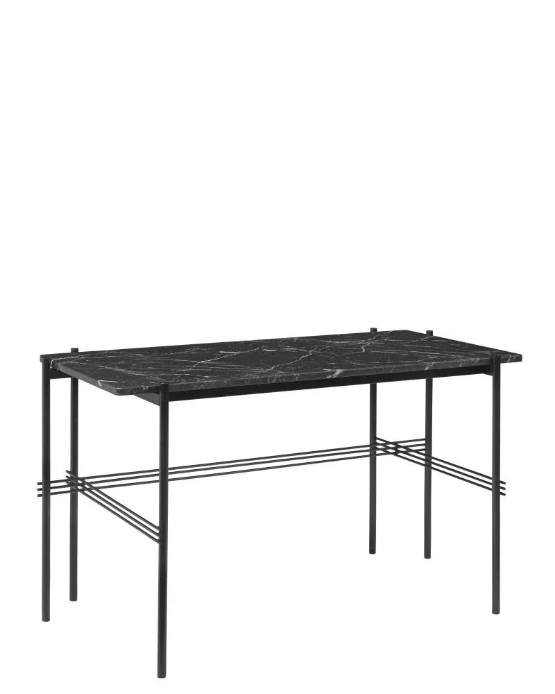 GUBI TS DESK, black marble / black base - Image 2