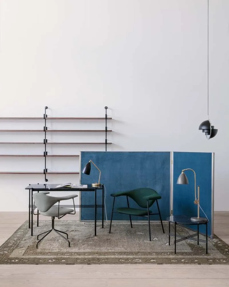 GUBI TS DESK, black marble / black base - Image 3