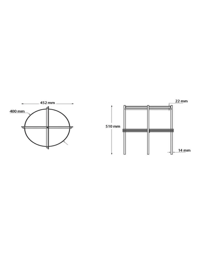 GUBI TS side table Ø40 cm, white marble / black - Image 8