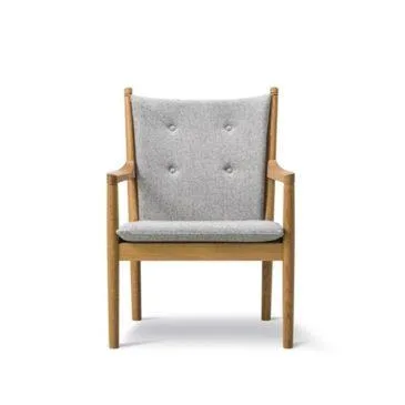 Fredericia 1788 armchair, oak/light grey