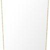 GUBI F.A. 33 mirror, 70 x 146 cm, brass