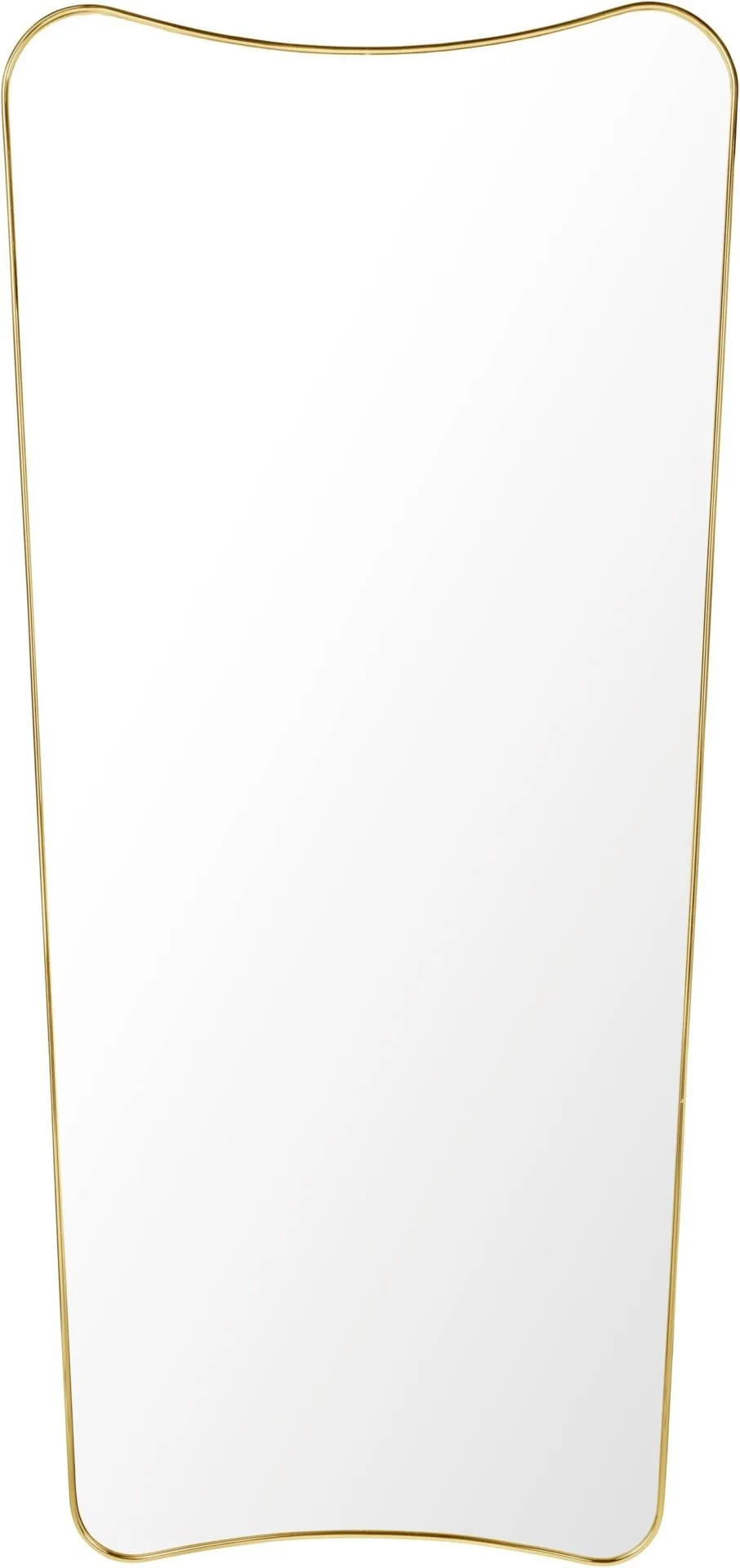 GUBI F.A. 33 mirror, 70 x 146 cm, brass
