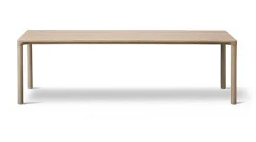 Fredericia PILOTI 6715 coffee table, white oiled oak