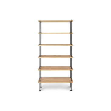 Carl Hansen BM0253 shelving system, high, oiled oak