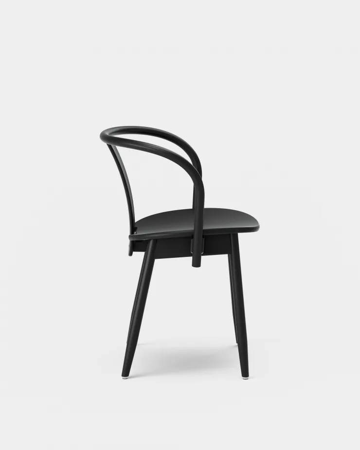 Massproductions ICHA chair, black stained beech - Image 3