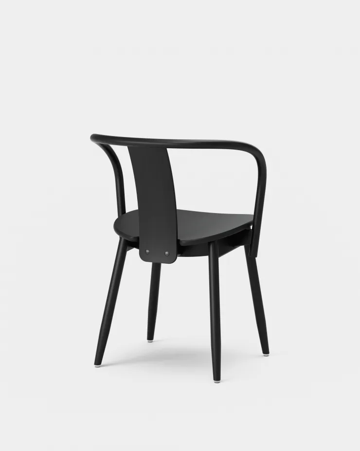 Massproductions ICHA chair, black stained beech - Image 4