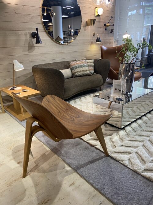 Carl Hansen CH07-nojatuoli, 60th anniversary edition, ruusupuu/tammi, outlet - Image 2