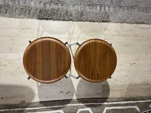 Fritz Hansen DOT-jakkara (2kpl jäljellä), pähkinä/kromi, outlet - Image 3