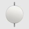 GUBI IOI mirror, Ø80 cm, black/brass