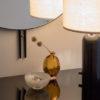 GUBI IOI mirror, Ø80 cm, black/brass - Image 3